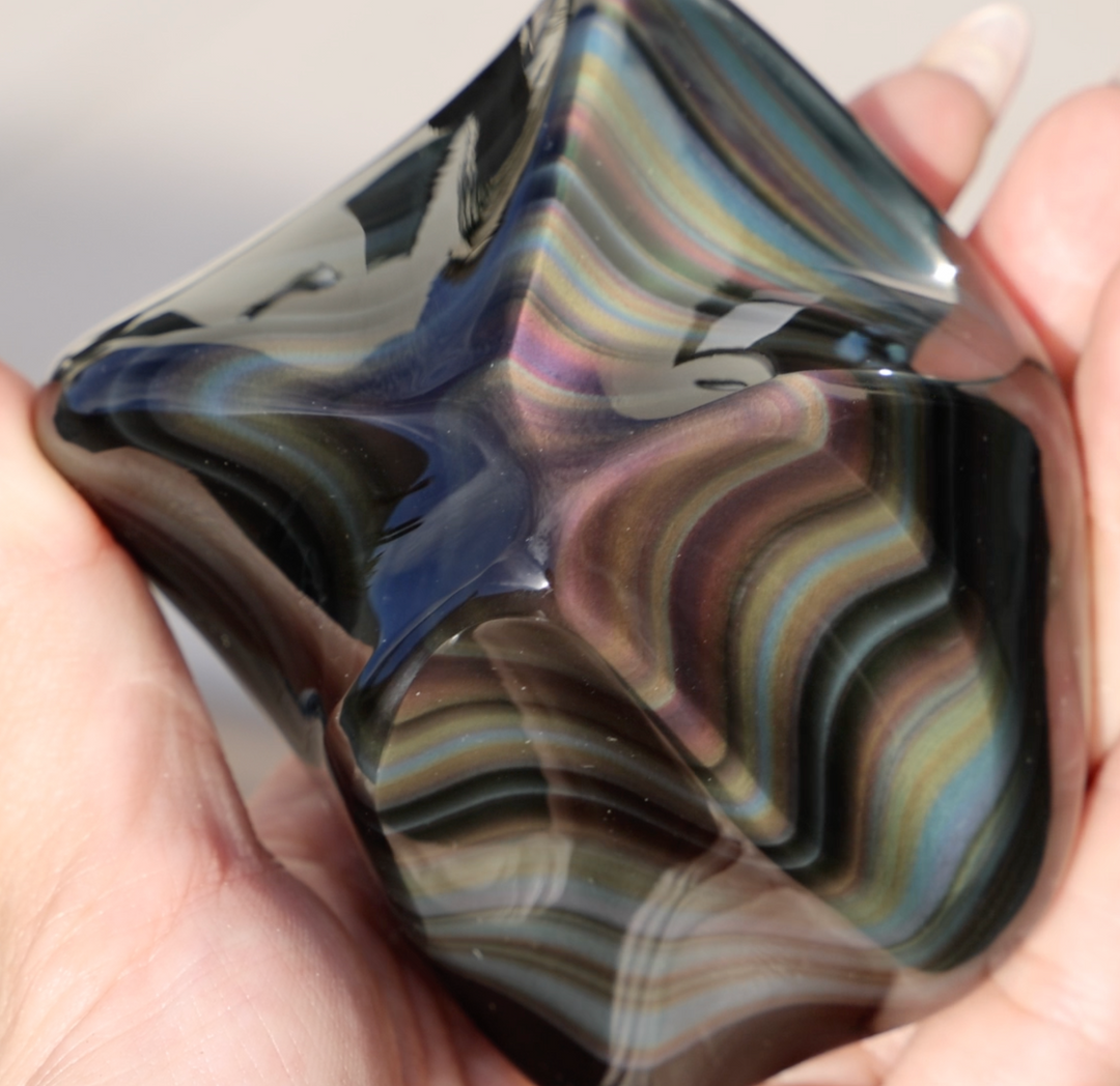 Highest Grade Rainbow Obsidian Free Form #2