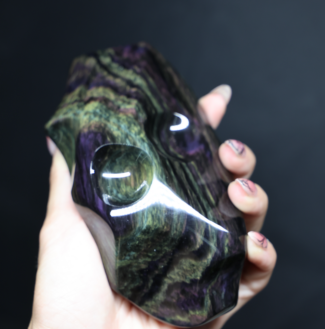 Highest Grade Velvet Obsidian Free Form
