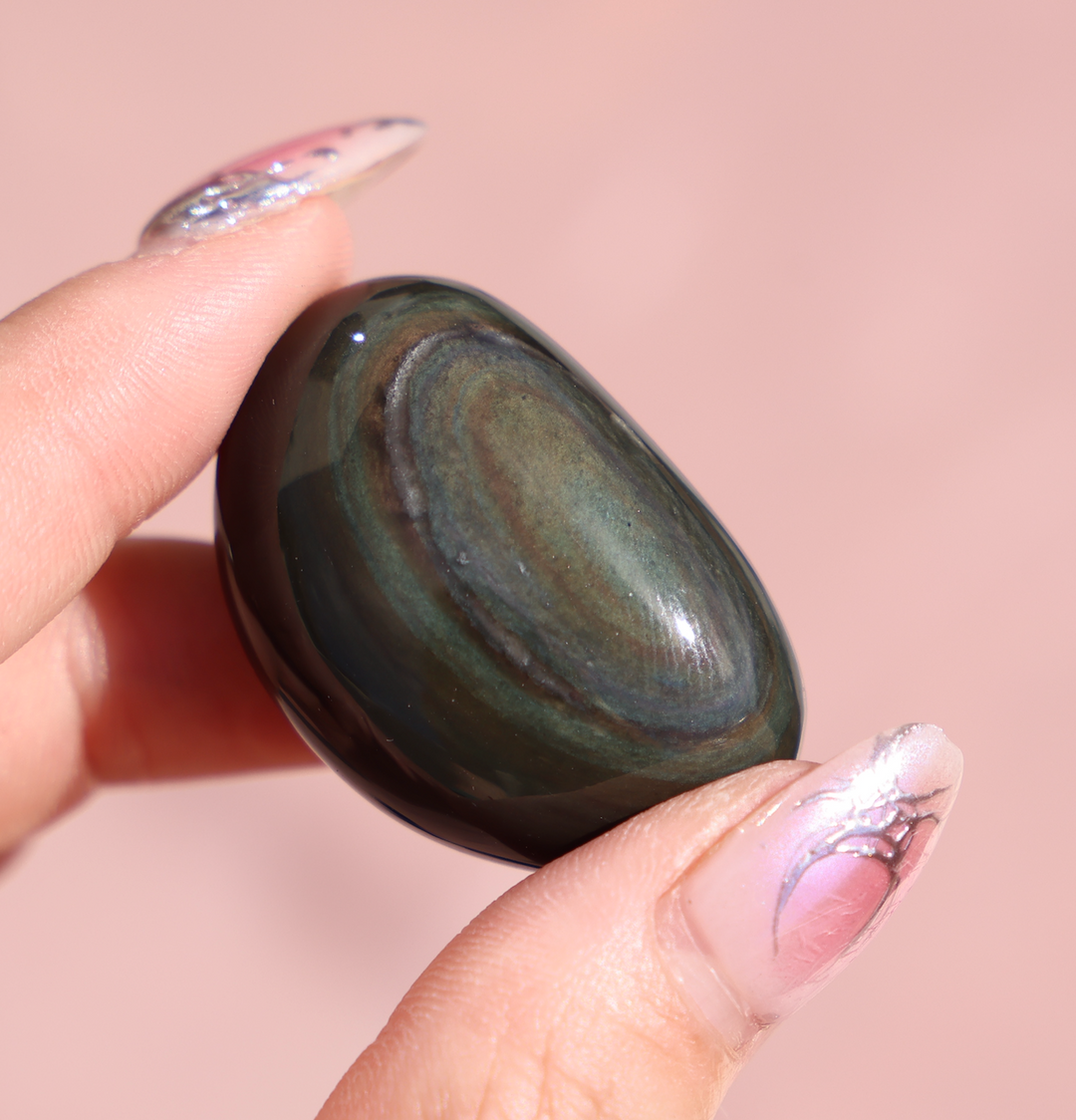 Rainbow Obsidian Tumble Stone