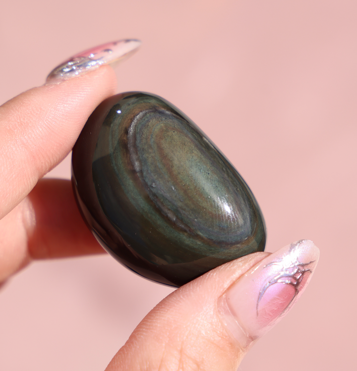 Rainbow Obsidian Tumble Stone
