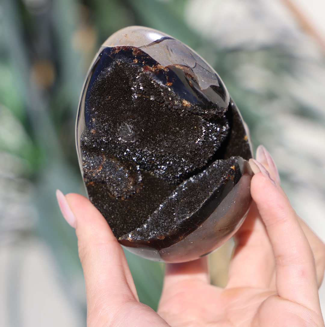 Medium Druzy Septarian Dragon Egg