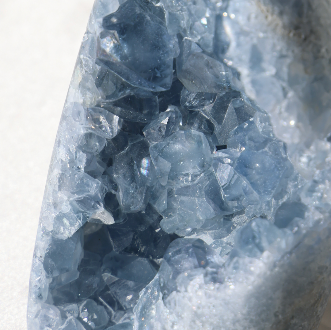 Self Stand Celestite Geode