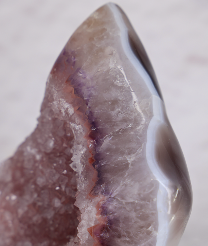 'PATRICK STAR' Druzy Pink Amethyst Piece - Enchantia Muse