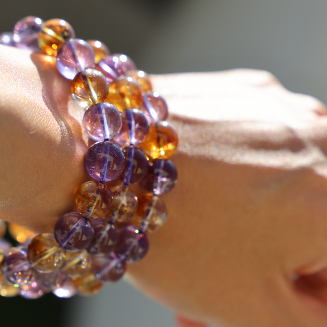 Amethyst Citrine Bracelet - Enchantia Muse