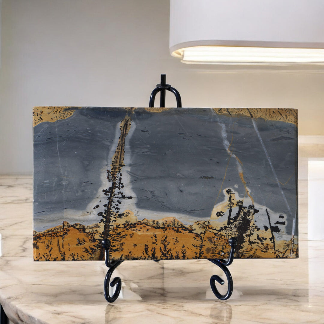 Scenic Picture Jasper Slab - Enchantia Muse