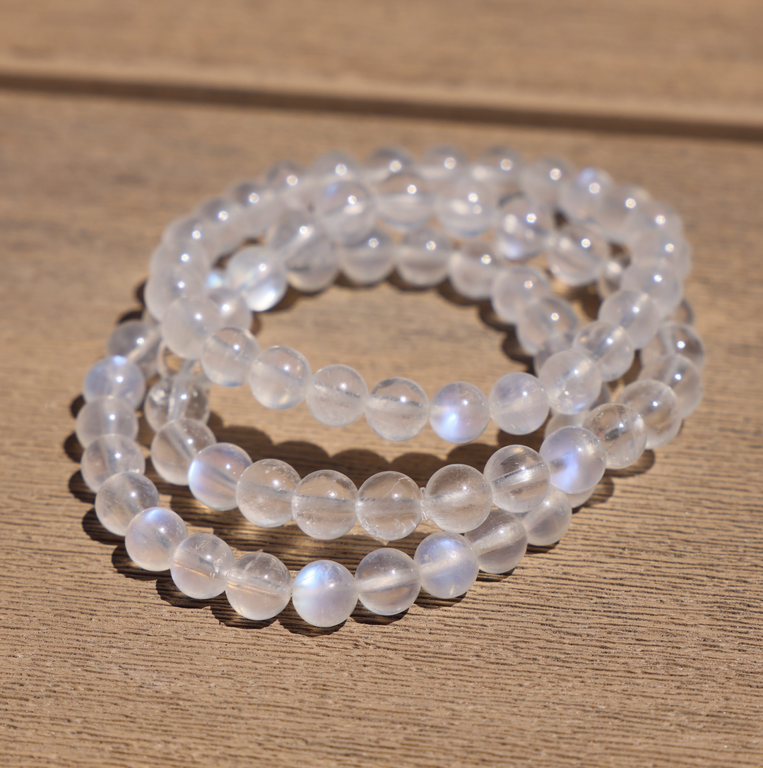 Blue Moonstone Bracelet - Enchantia Muse