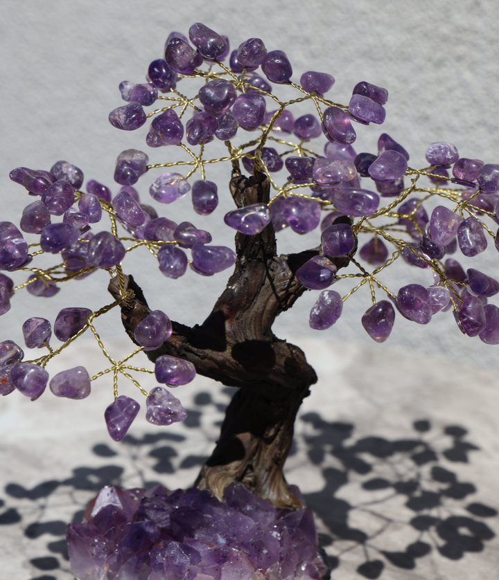 Handmade Amethyst Tree with Amethyst Base - Large - Enchantia Muse