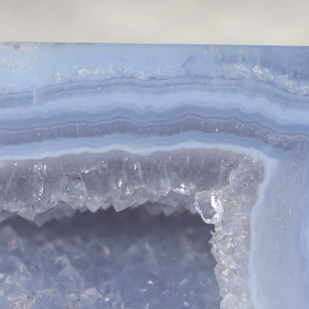 Druzy Blue Lace Agate Free Form - Enchantia Muse