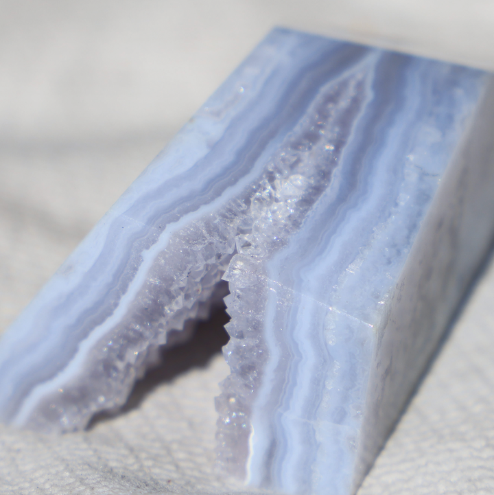 Druzy Blue Lace Agate Free Form - Enchantia Muse