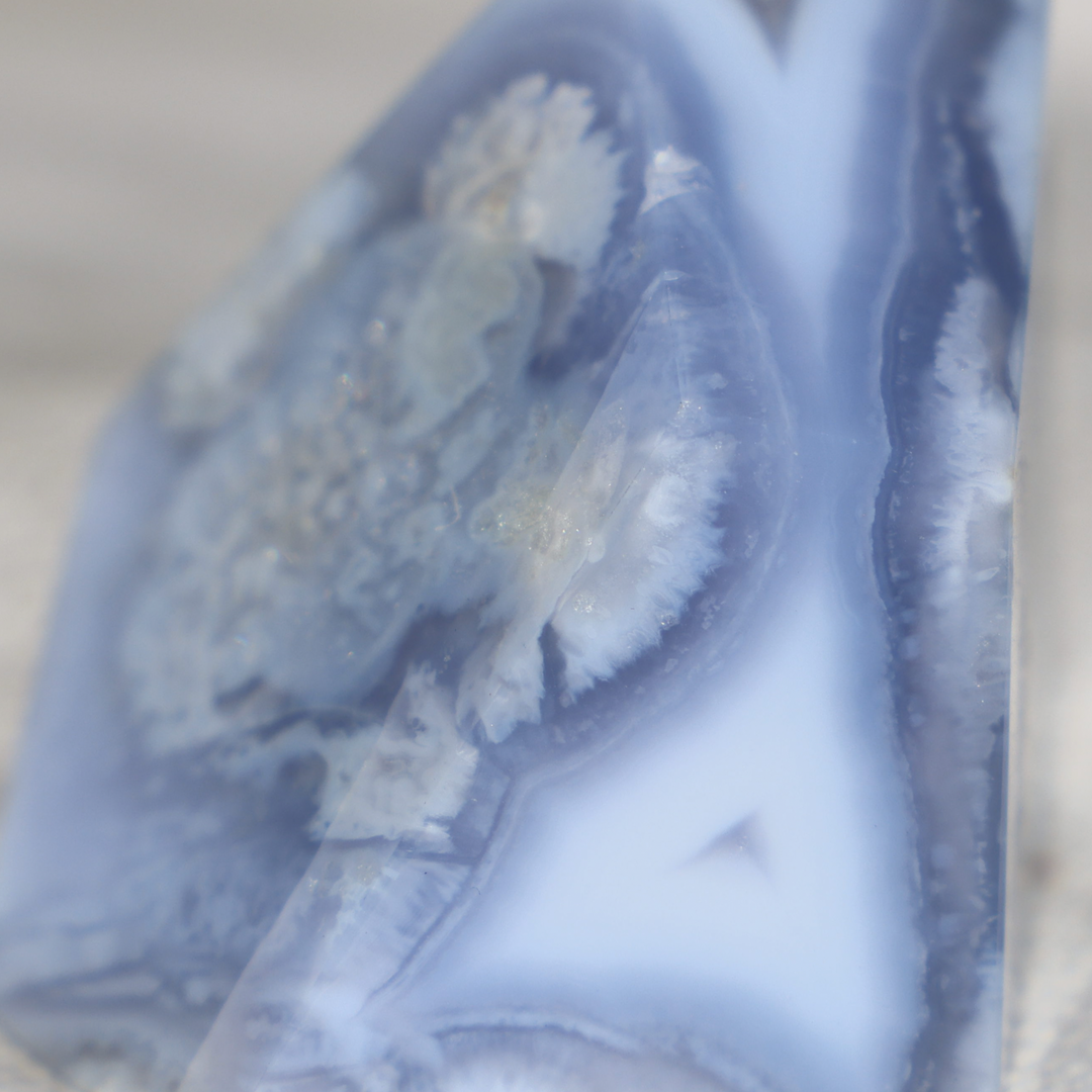 Druzy Blue Lace Agate Free Form - Enchantia Muse