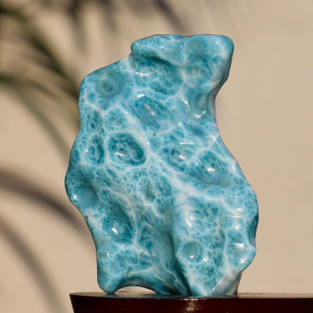 'SEAFORM' High Quality Larimar Free Form - Enchantia Muse