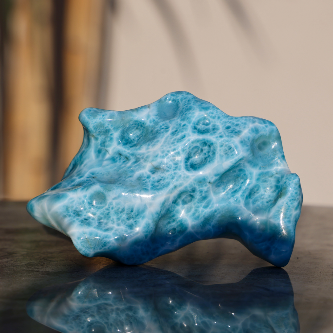 'SEAFORM' High Quality Larimar Free Form - Enchantia Muse