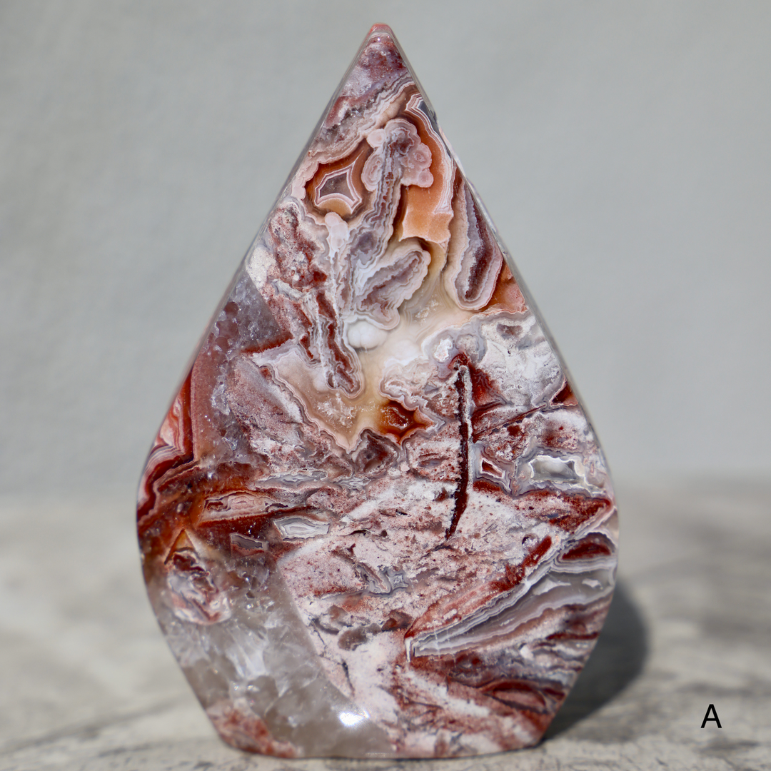 Mexican Crazy Lace Agate Flame - S - Enchantia Muse