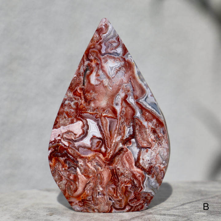 Mexican Crazy Lace Agate Flame - S - Enchantia Muse