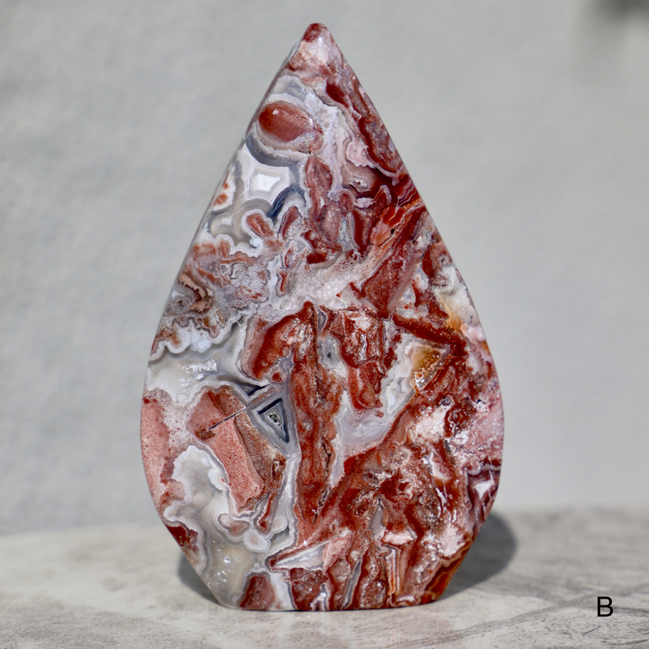 Mexican Crazy Lace Agate Flame - S - Enchantia Muse