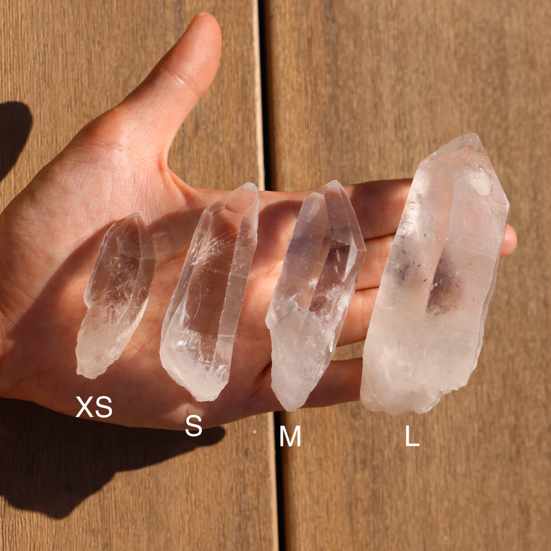 Raw Clear Lemurian Point - Enchantia Muse