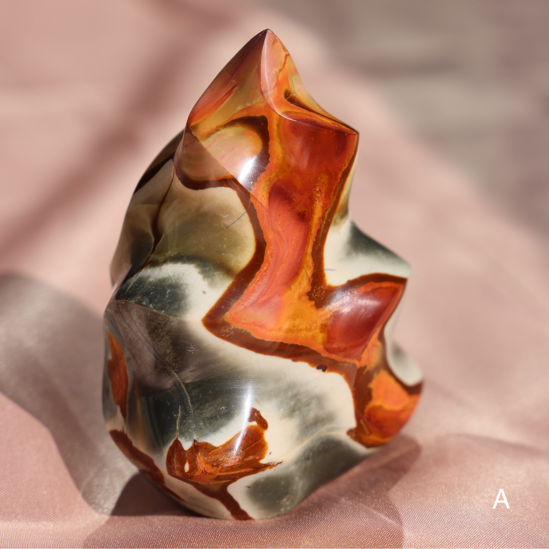 Polychrome Jasper Flame - Enchantia Muse