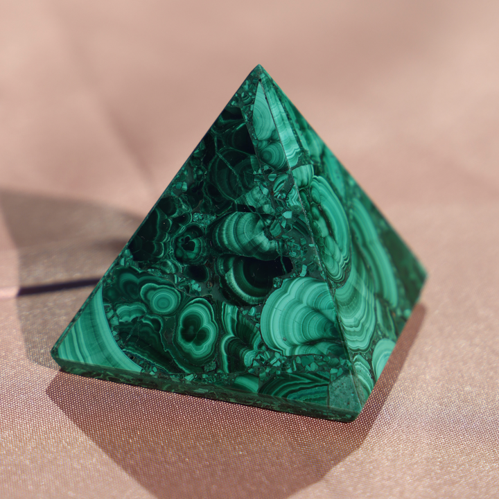 High Quality Malachite Pyramid - Enchantia Muse