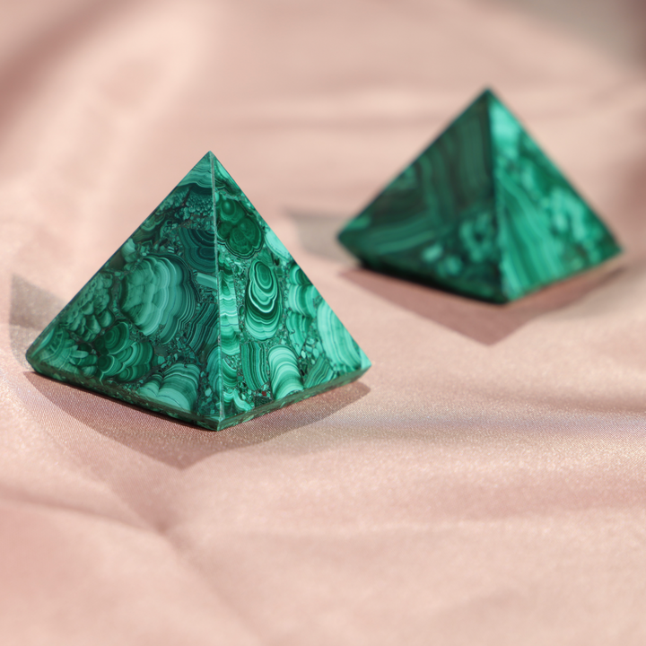 High Quality Malachite Pyramid - Enchantia Muse