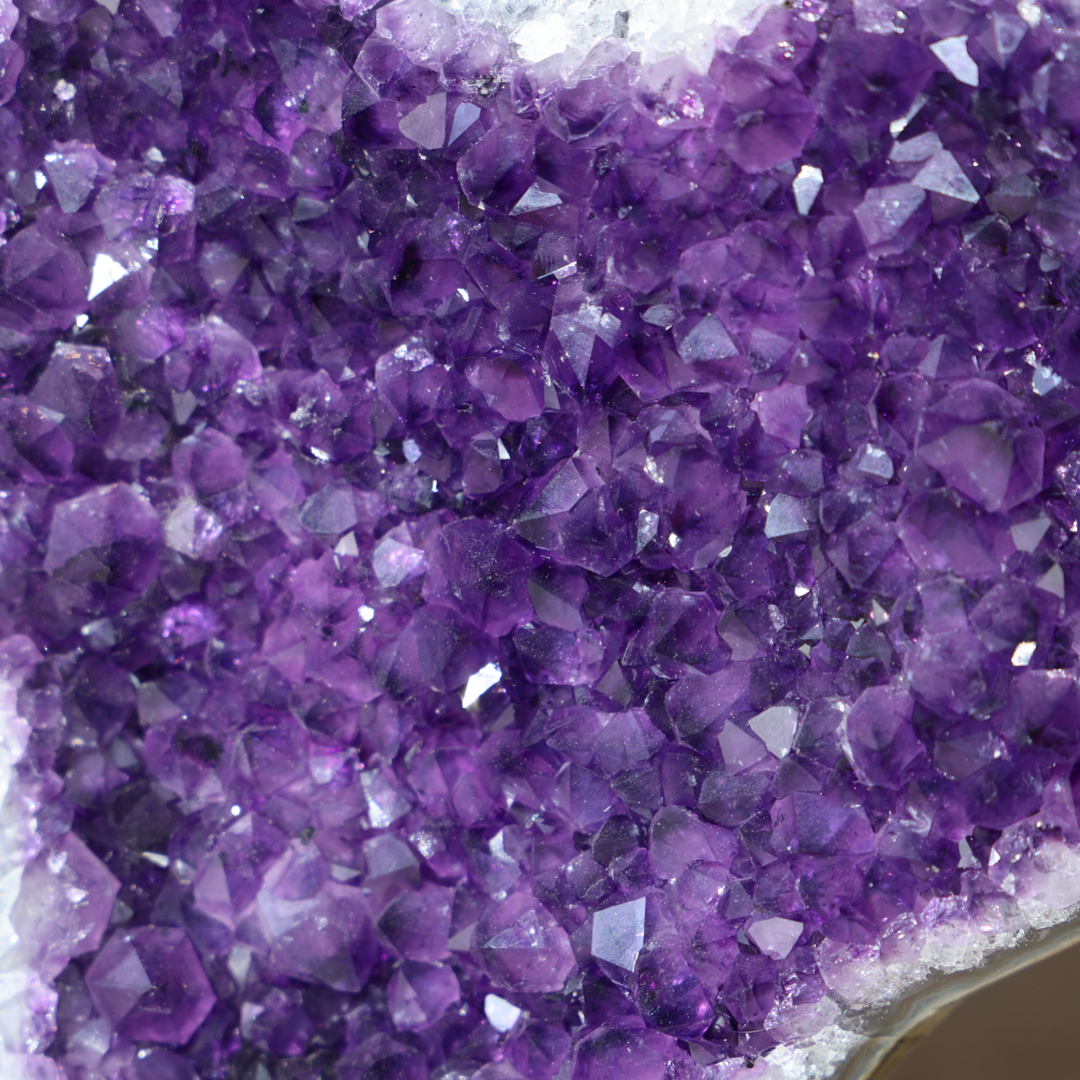 'Ametheart' High Quality Amethyst Crystal Cut Base - L - Enchantia Muse