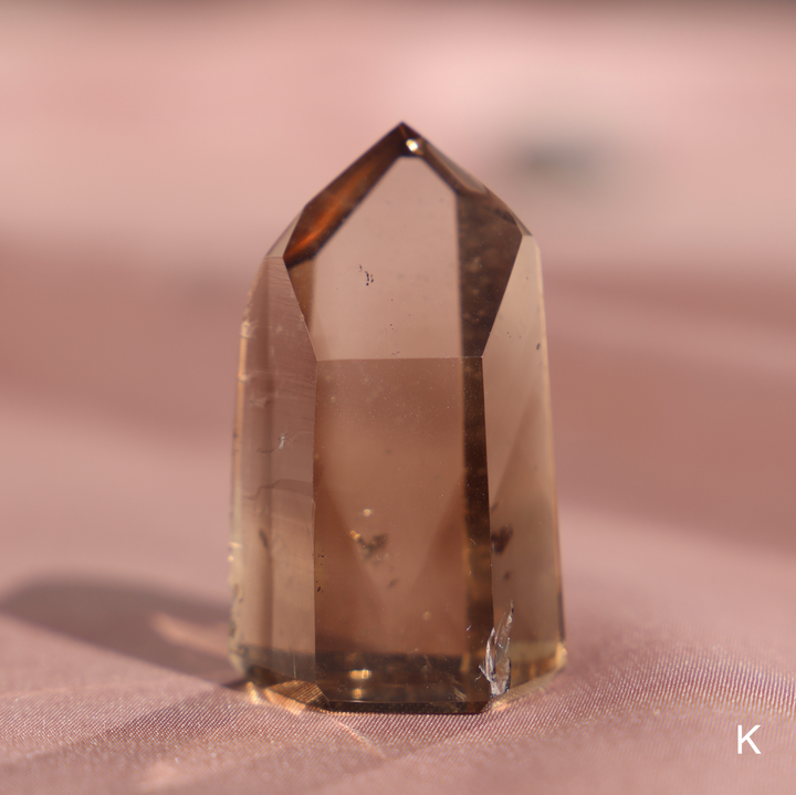 High Quality Smoky Lemurian Quartz Tower - Enchantia Muse