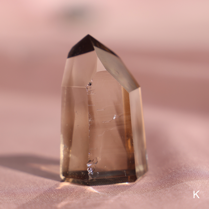 High Quality Smoky Lemurian Quartz Tower - Enchantia Muse