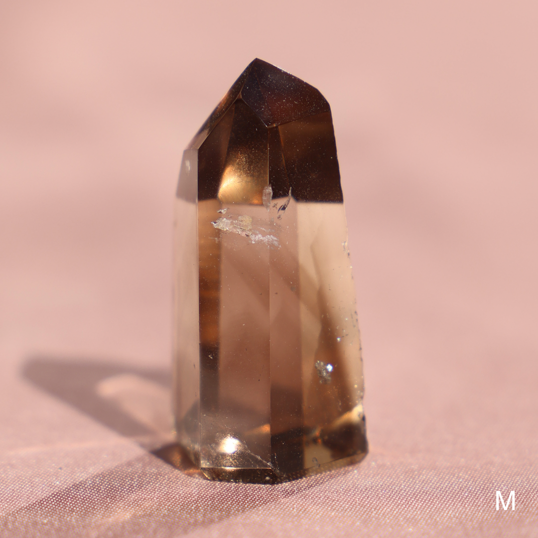 High Quality Smoky Lemurian Quartz Tower - Enchantia Muse