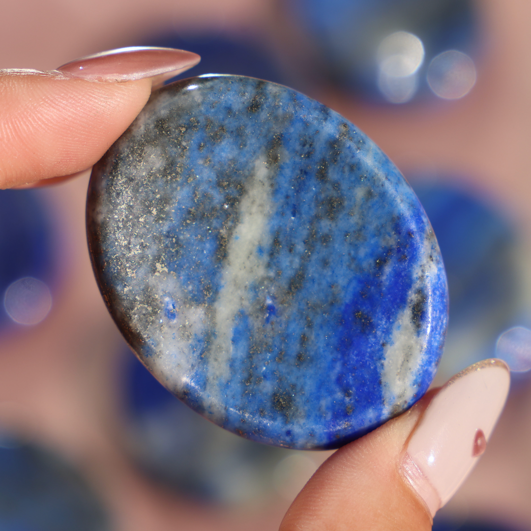 Lapis Lazuli Worry Stone - Enchantia Muse