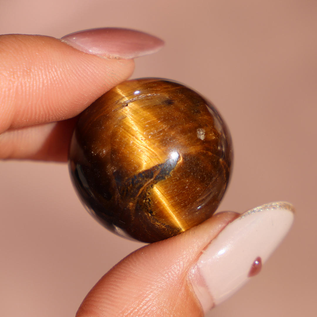 Tiger's Eye Mini Sphere - Enchantia Muse