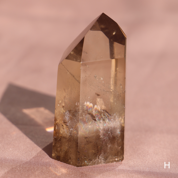 High Quality Smoky Lemurian Quartz Tower - Enchantia Muse