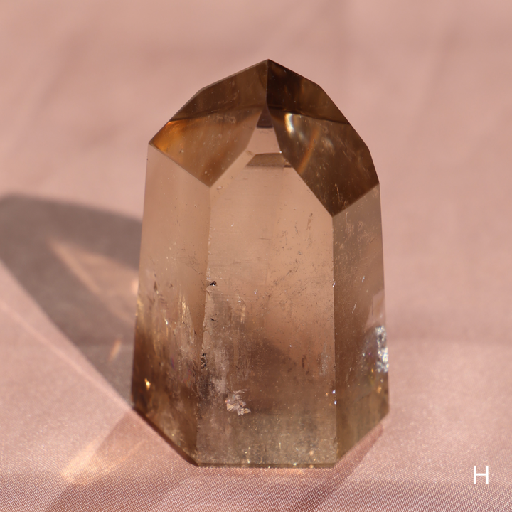 High Quality Smoky Lemurian Quartz Tower - Enchantia Muse