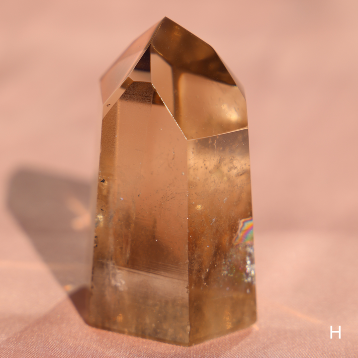 High Quality Smoky Lemurian Quartz Tower - Enchantia Muse