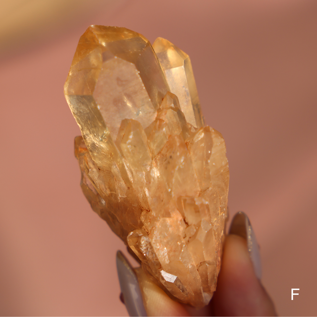 Raw Kundalini Citrine Cluster - Enchantia Muse