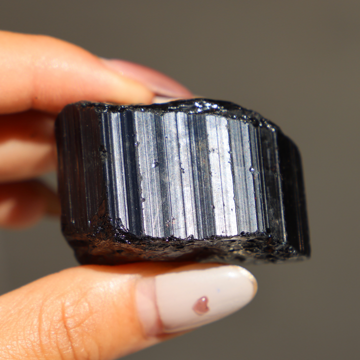 Raw Black Tourmaline Stone - Enchantia Muse