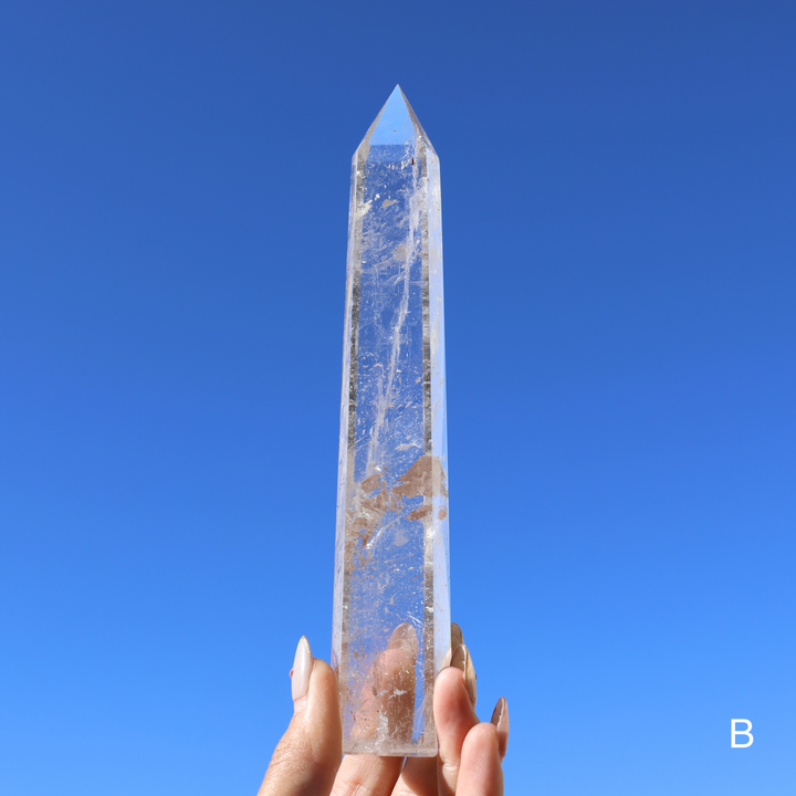 'ASCEND' Clear Quartz Tower - XL - Enchantia Muse