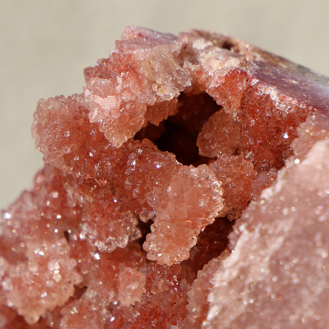 'RASBERRY' Large Druzy Pink Amethyst Tower - Enchantia Muse