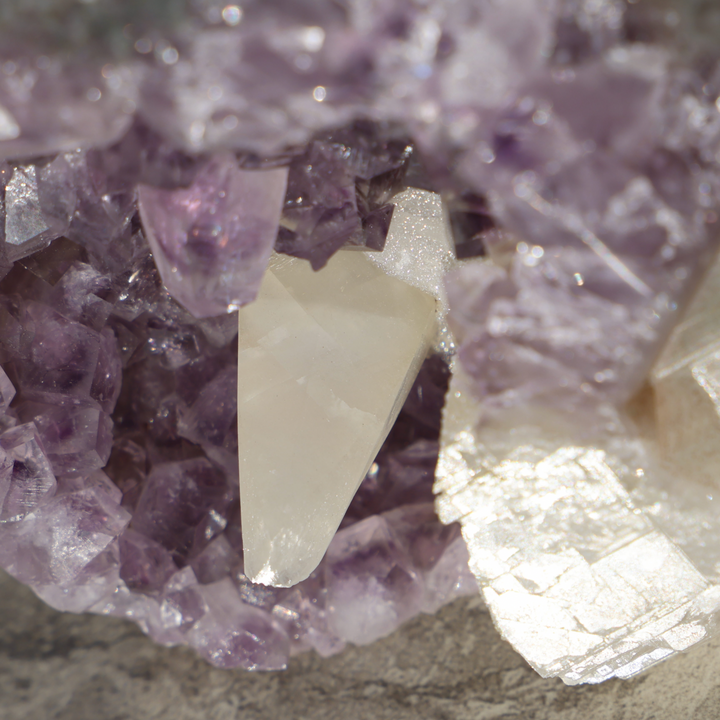 'Grotto' Amethyst Calcite Flame - Enchantia Muse