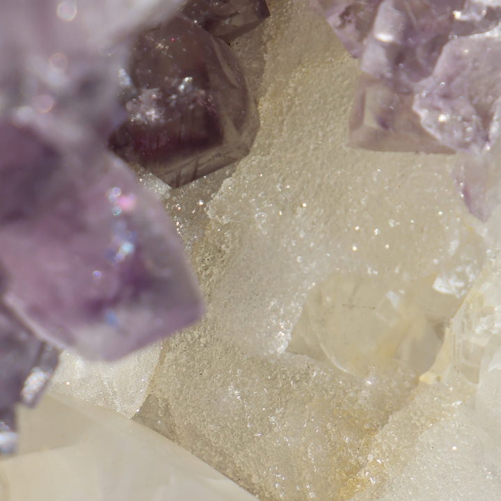 'Grotto' Amethyst Calcite Flame - Enchantia Muse