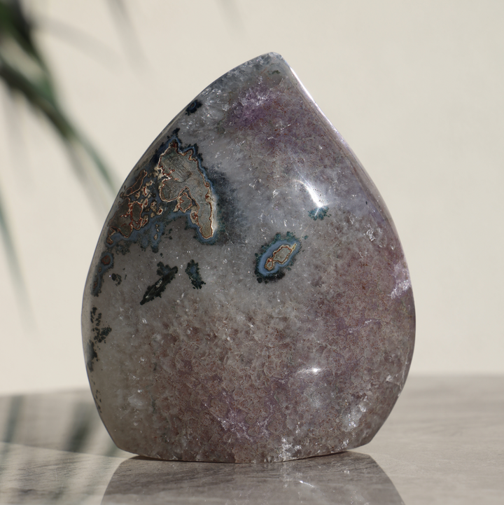 'Grotto' Amethyst Calcite Flame - Enchantia Muse