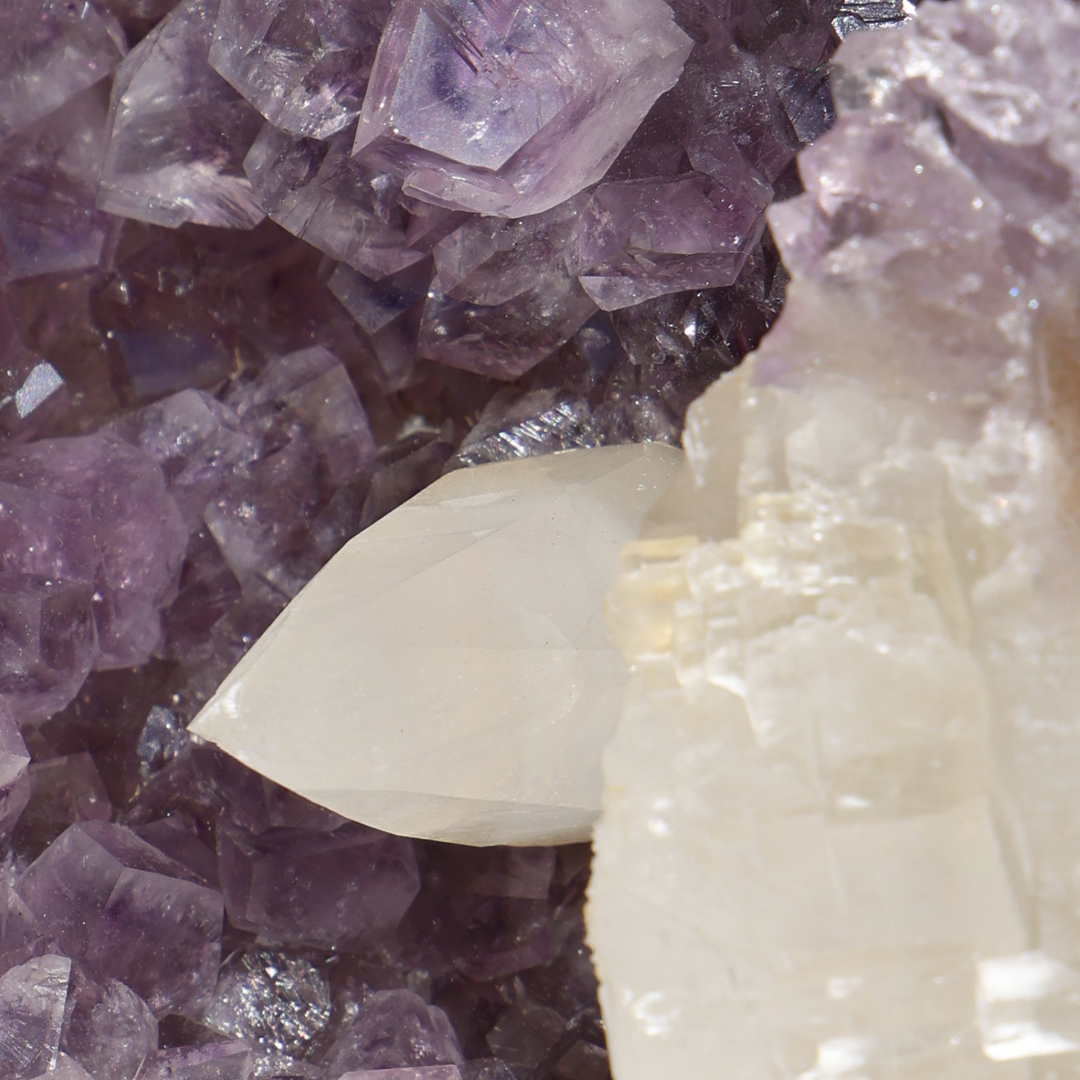 'Grotto' Amethyst Calcite Flame - Enchantia Muse