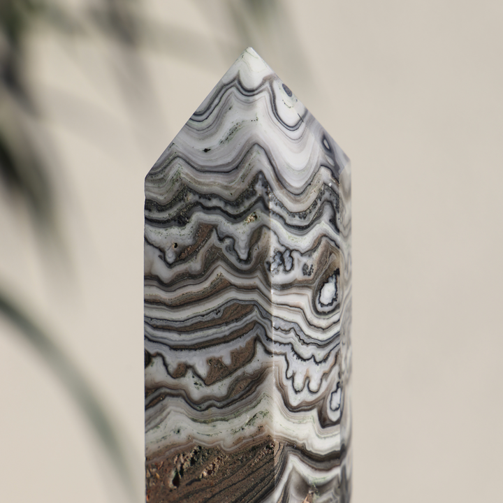 XL Zebra Calcite Tower