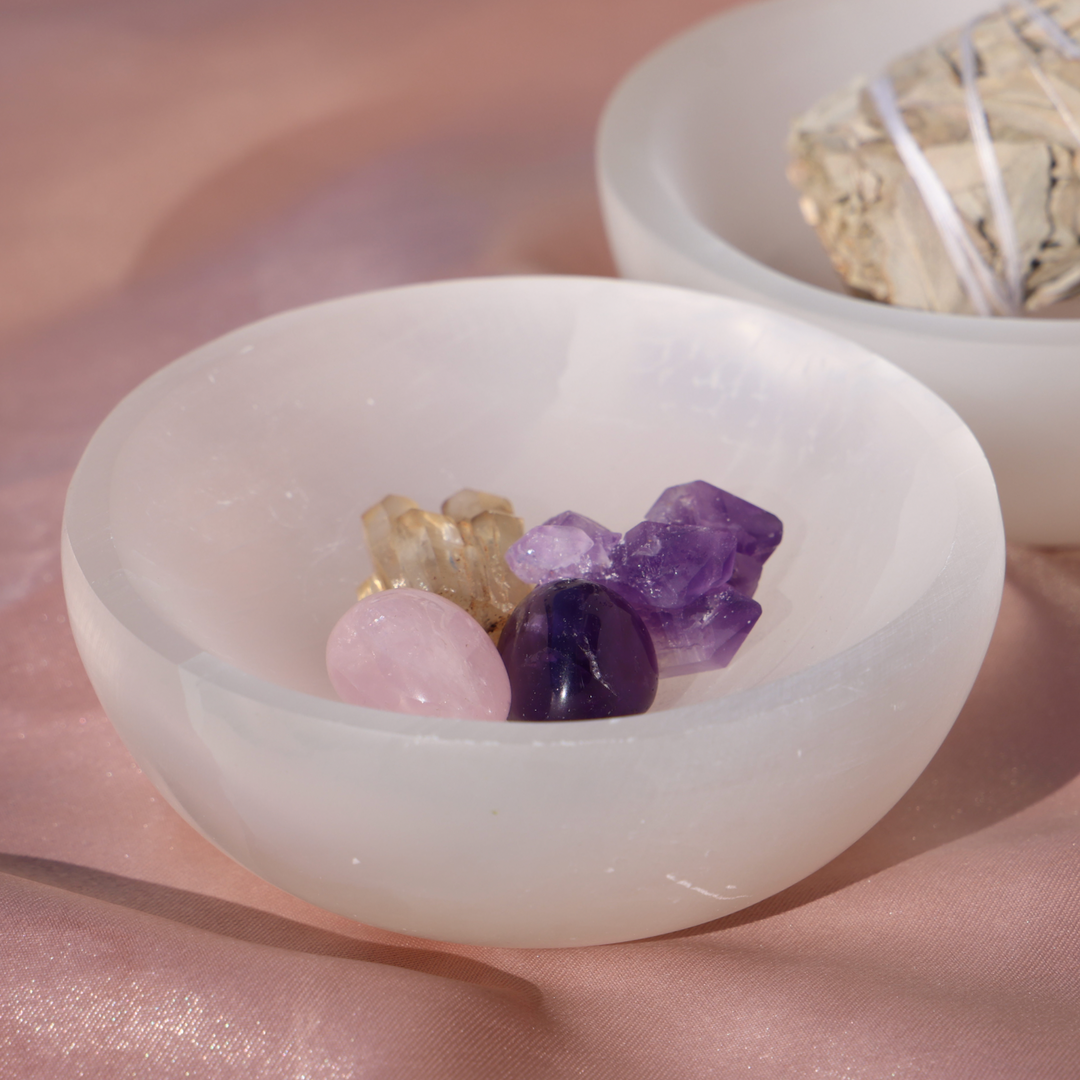 Flashy Selenite Charge Bowl