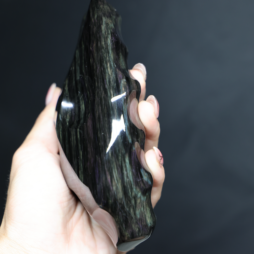 Highest Grade Velvet Obsidian Free Form