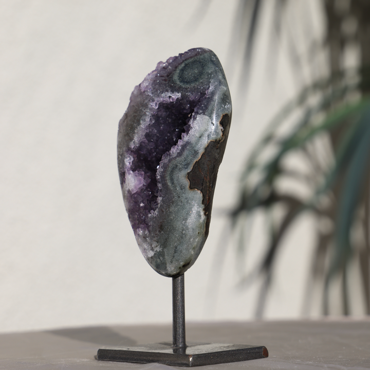 Amethyst Geode on Stand #1