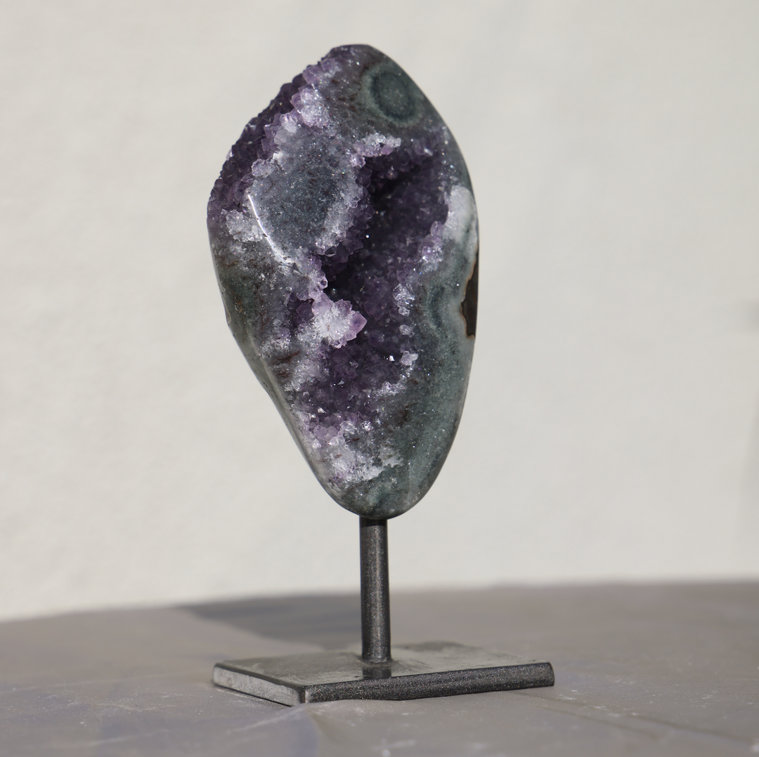 Amethyst Geode on Stand #1