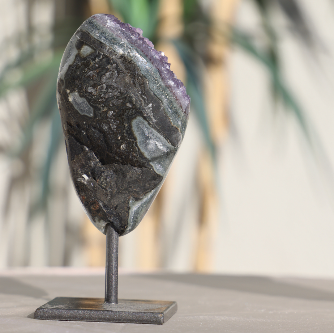 Amethyst Geode on Stand #1