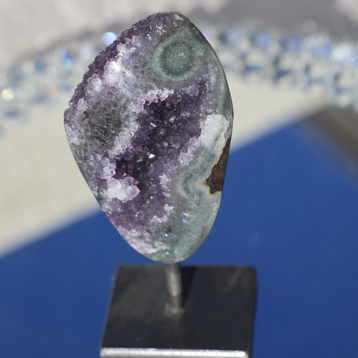 Amethyst Geode on Stand #1