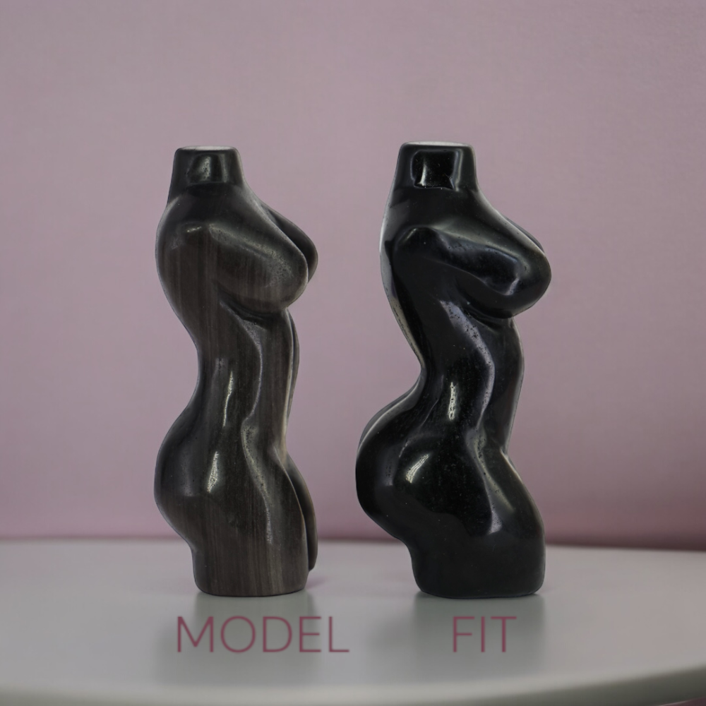 Golden/Silver Obsidian Goddess Body - Handcrafted - Enchantia Muse