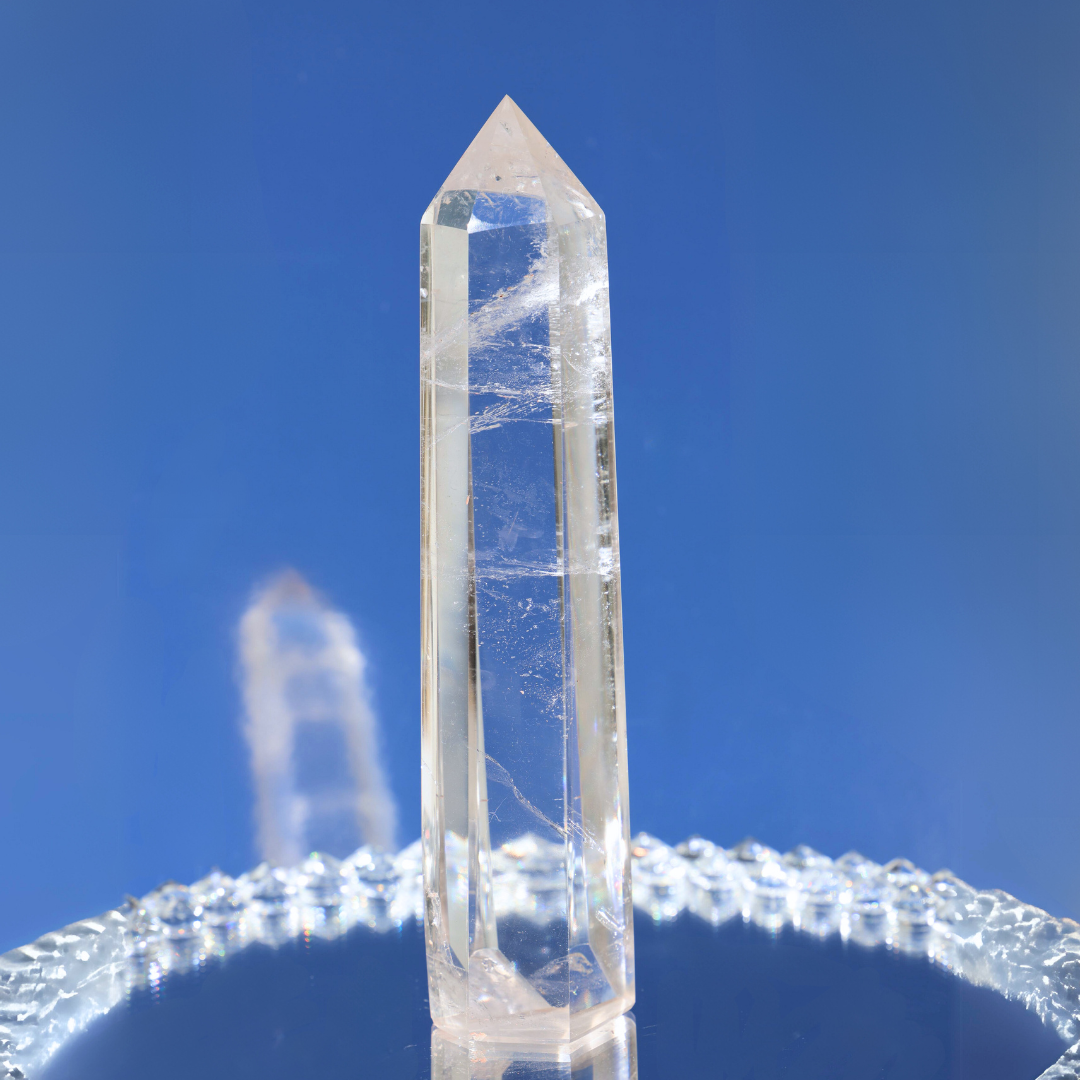 'ASCEND' Clear Quartz Tower - XL - Enchantia Muse