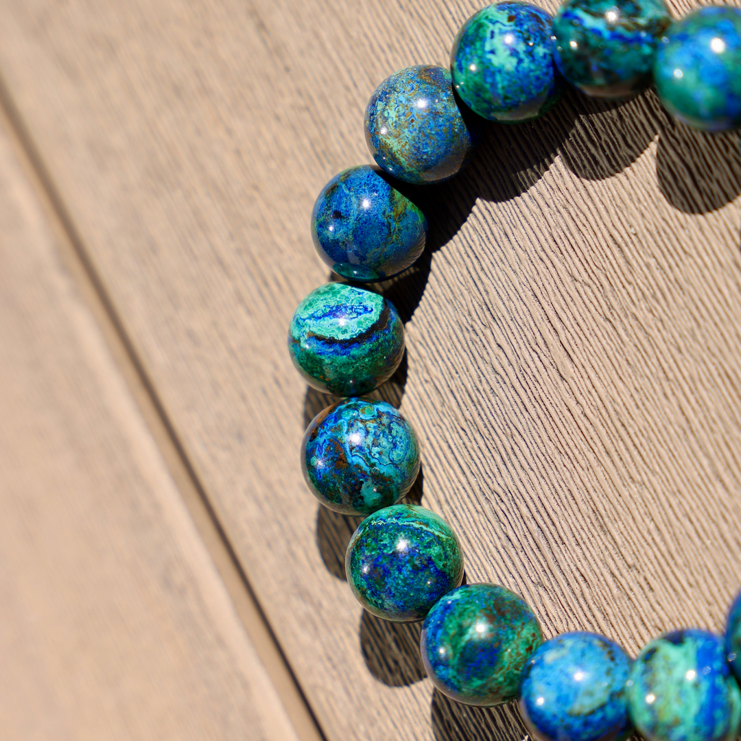 Azurite-Malachite-Chrysocolla Bracelet